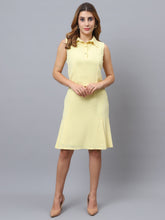 Exude Butter Yellow Top & Skirt Co-ord
