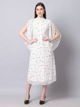 Exude Sun-soaked Polka Dot Dress White Dresses