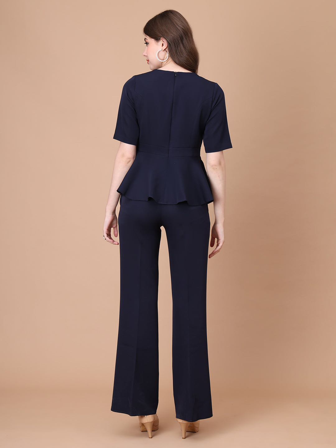 Exude Chic Revolution A-line Top Navy Tops