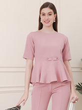 Exude Chic Revolution A-line Top Dusty Pink Tops