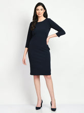Exude Boldness Bodycon Dress Navy Dresses