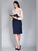 Exude Genius Pleat Detail Top Peach Tops