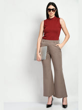 Exude Prudence High Neck Sleeveless T-shirt Red T-Shirts