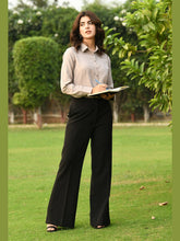 Exude Charisma Long Sleeves Formal Shirt Beige Shirts