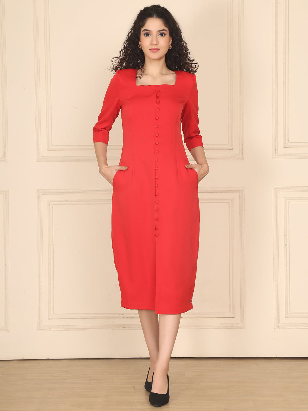 Exude Scarlet Midi