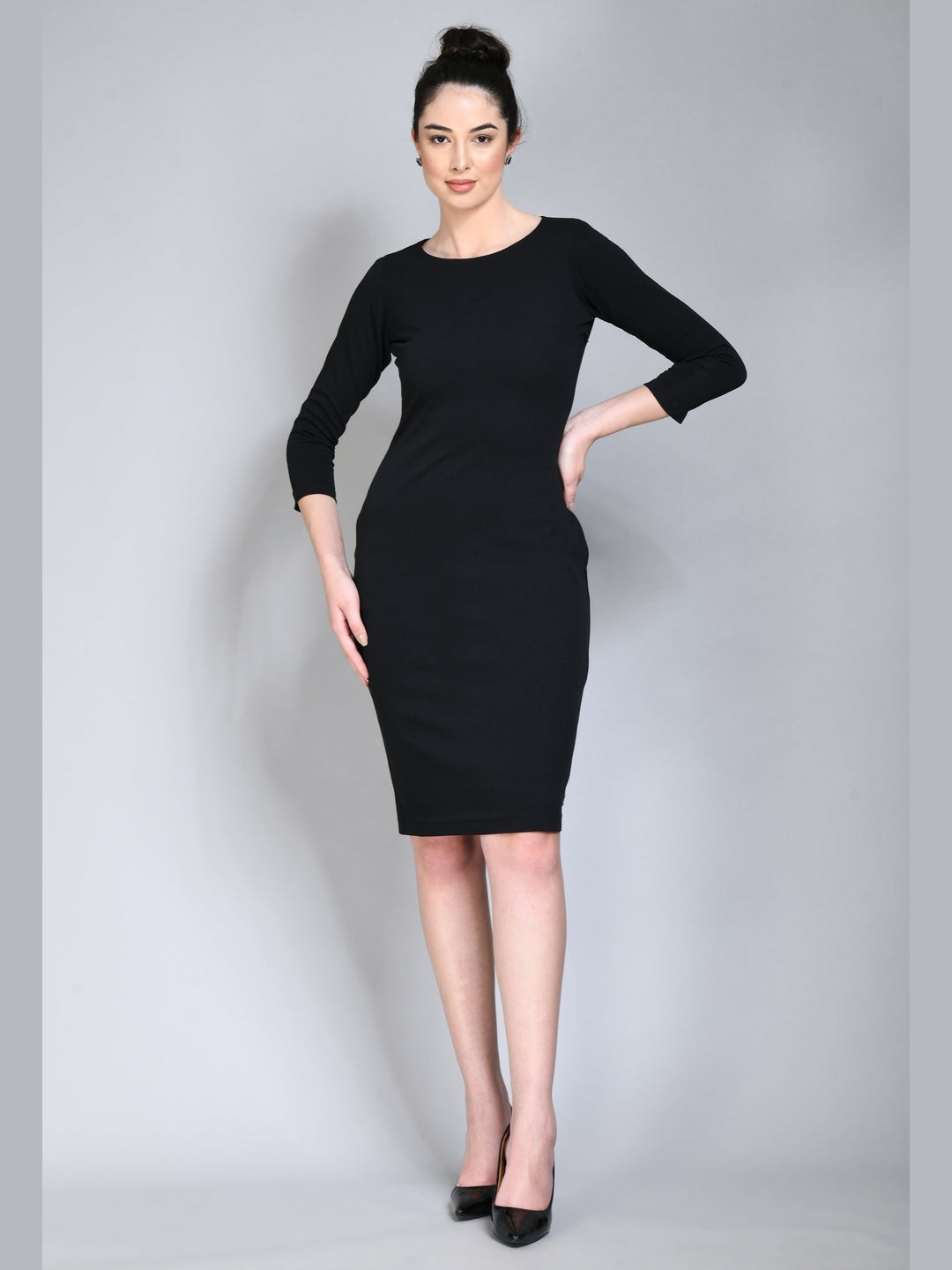 Exude Boldness Bodycon Dress Black Dresses