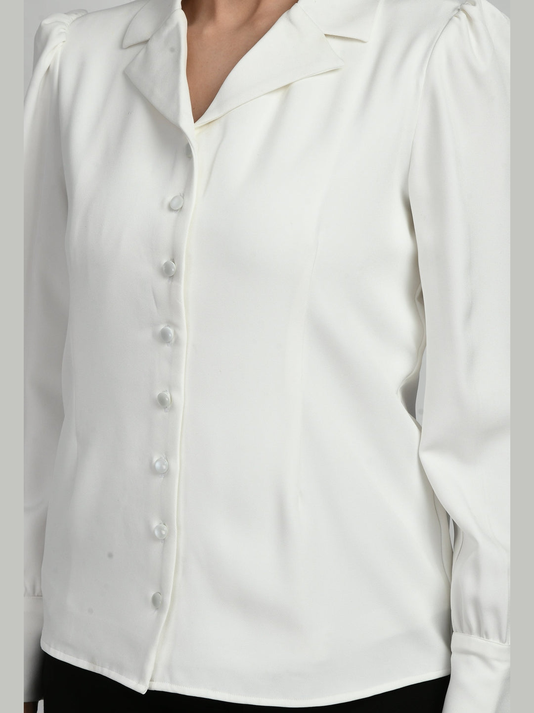 Exude Agility Blazer Top White Blazers