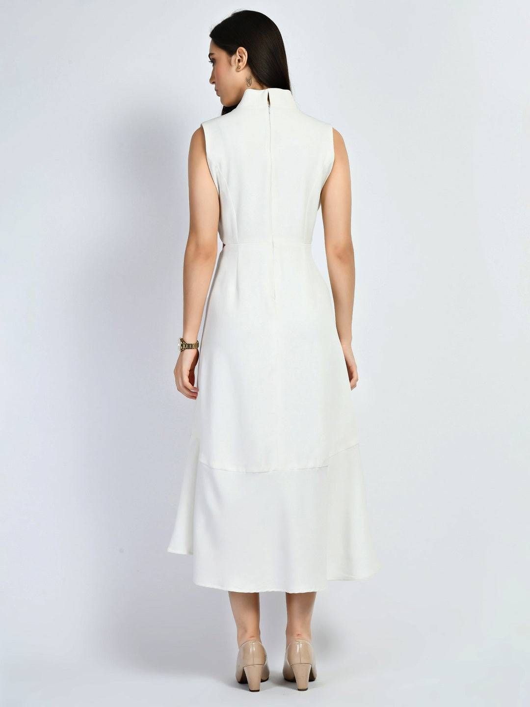 Exude Vivacity Cut-out Maxi Dress White Dresses