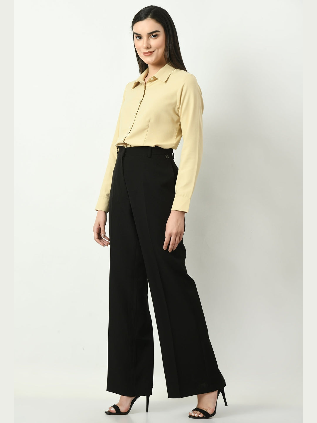 Exude Charisma Long Sleeves Formal Shirt Sunset Yellow Shirts