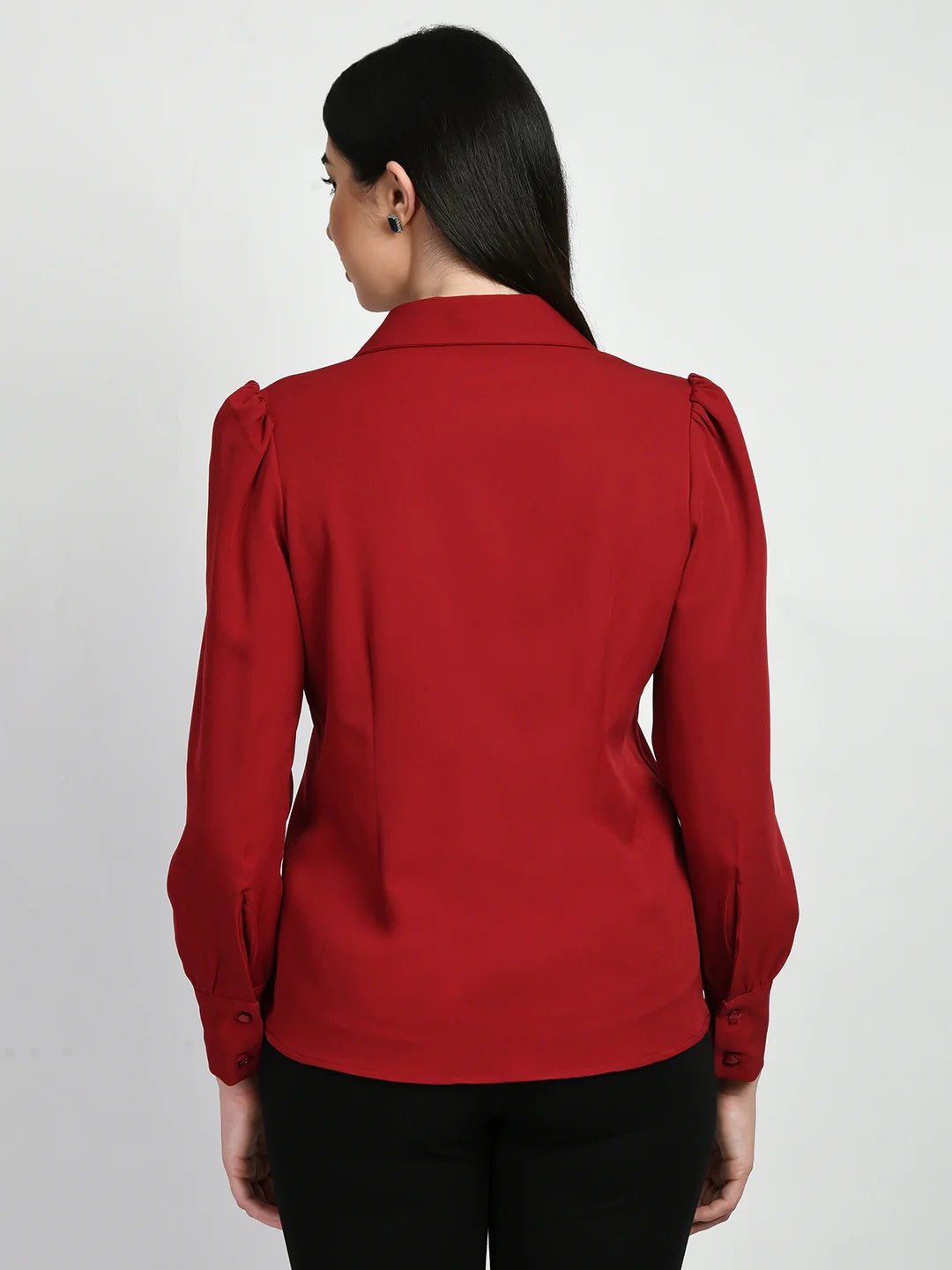Exude Agility Blazer Top Red Blazers
